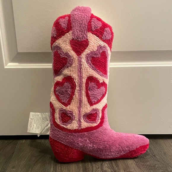 Urban Outfitters Other - NWT Urban Outfitters Misty Cowgirl Boot Tufted Throw Pillow Pink and Purple